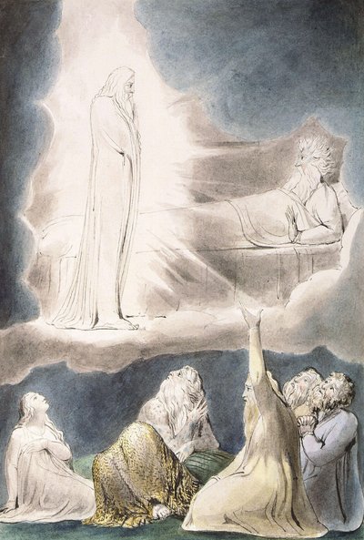 De visie van Elifaz door William Blake